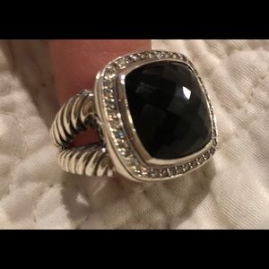 David Yurman 14 mm Albion Ring (Black Onyx)